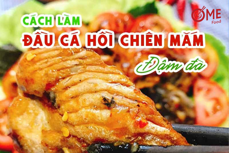 cá hồi chiên nước mắm