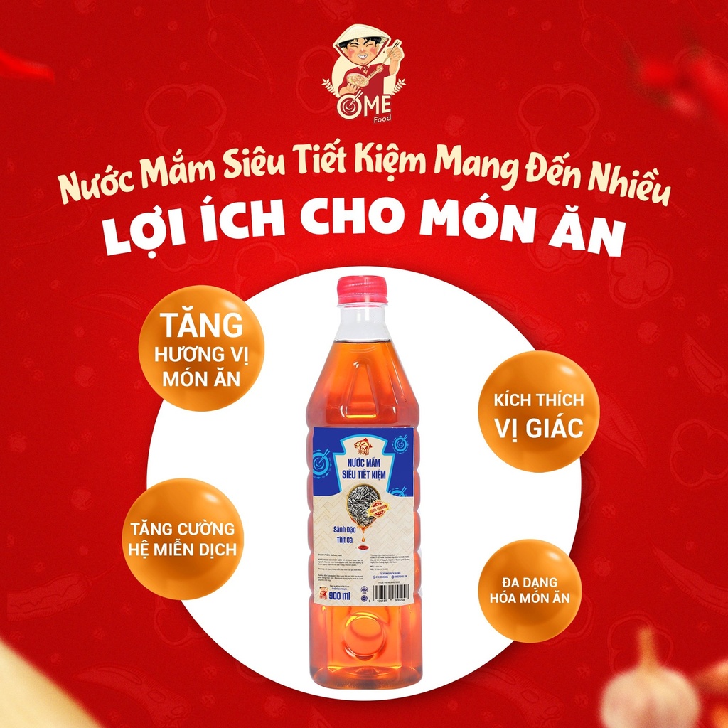 Nước mắm siêu tiết kiệm - 900ml