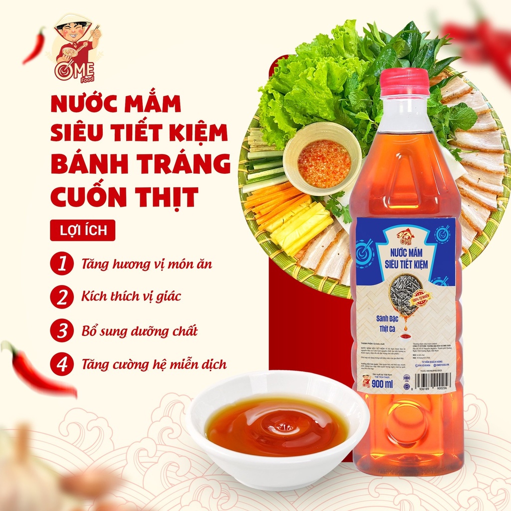 Nước mắm siêu tiết kiệm - 900ml