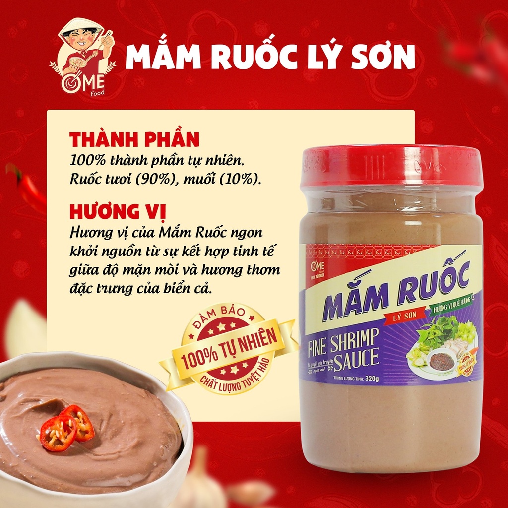 Mắm ruốc lý sơn - 200g