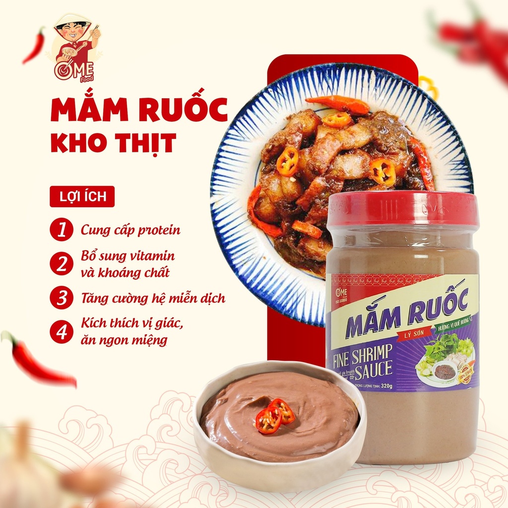 Mắm ruốc lý sơn - 200g