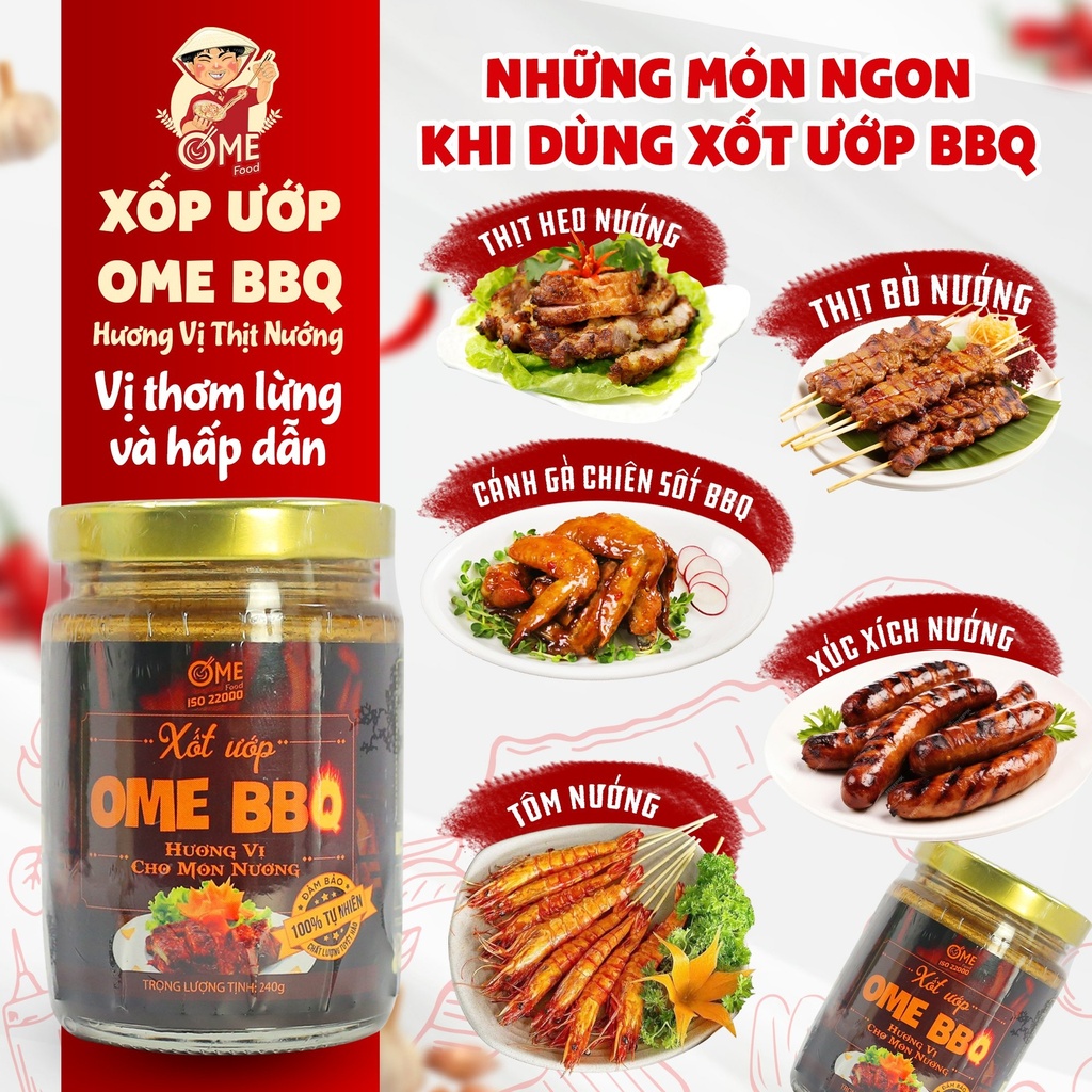 Xốt ướp OME BBQ - 240g