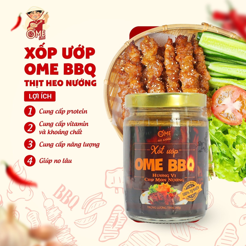 Xốt ướp OME BBQ - 240g